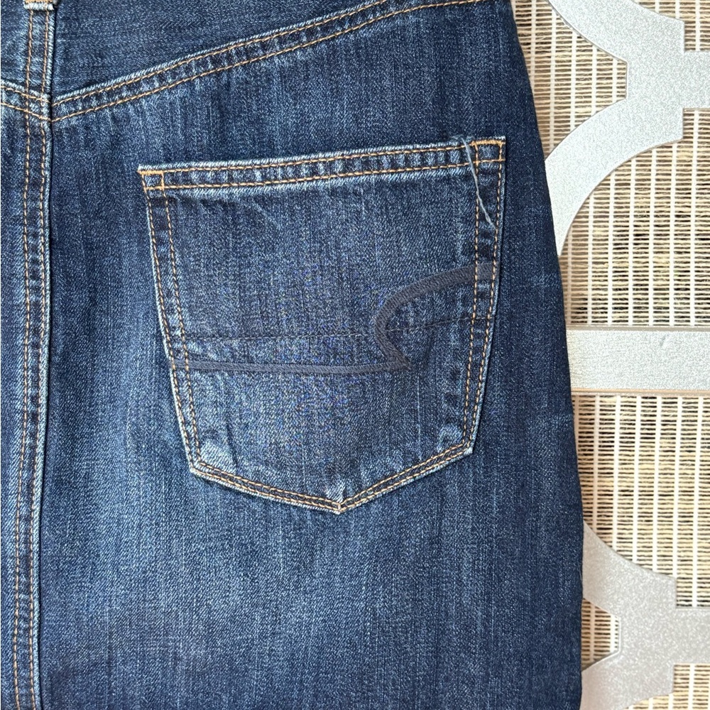 American Eagle Outfitters Dark Blue Denim Mini Skirt - Picture 5 of 9